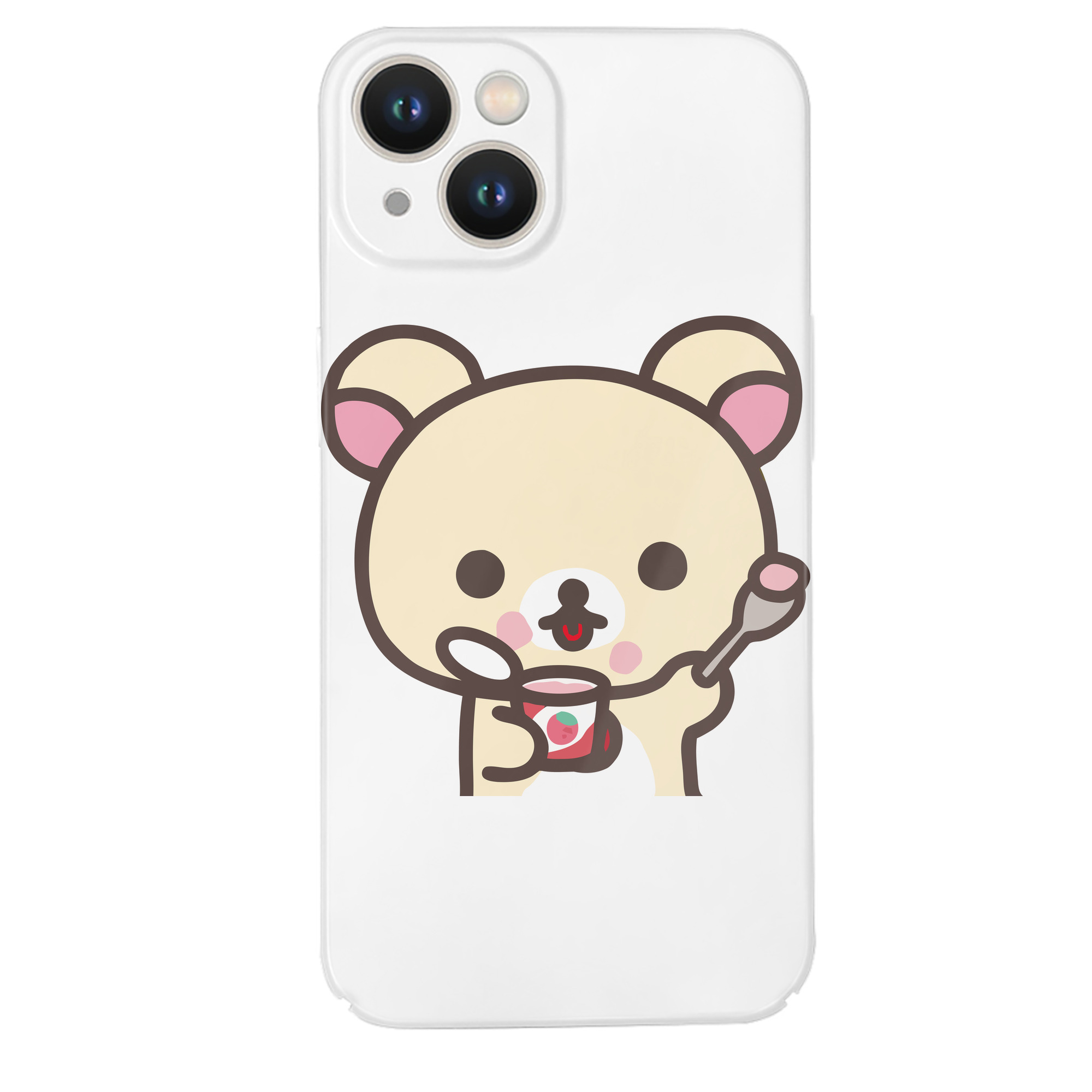 （画像用） リラックマ リラックマ キイロイトリ Rilakkuma Korilakkuma Kiiroitori 【iPhone 14シリーズ対応】ハードケース